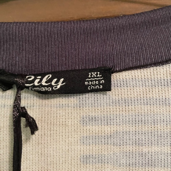 Lily women’s multi-colour duster-type sweater. - Picture 3 of 4